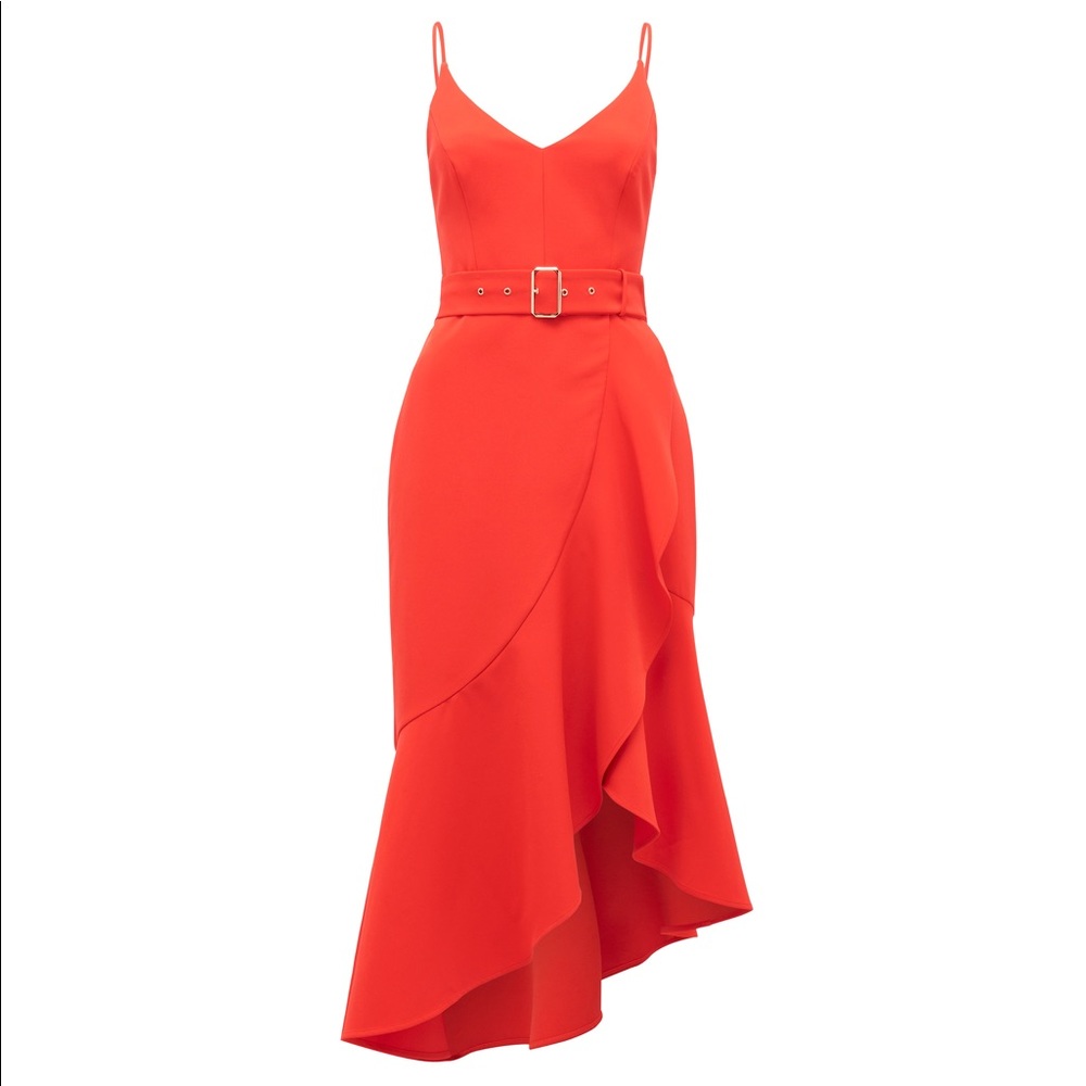 Ever New Melbourne - Isabella Belted Ruffle Hem Dress from Bloomingdales in 2